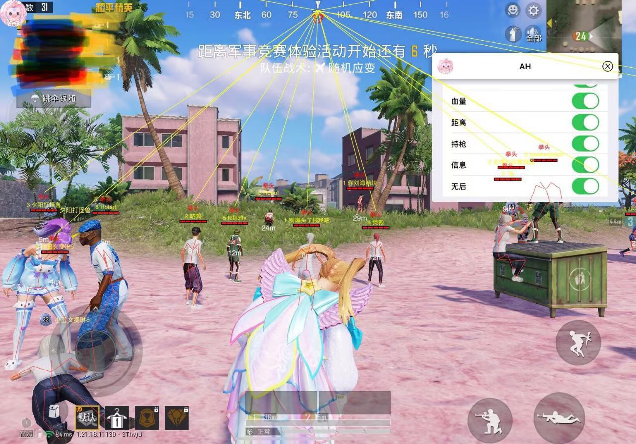 和平精英外挂【JOJO直装】子弹瞬击 物资透视 透视自瞄 透视绘制